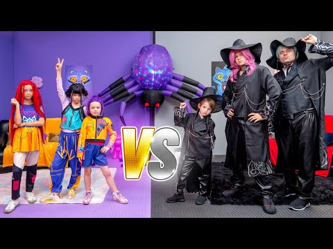 KPop Demon Hunters Dansutmaning! 😈💃 Bra Lag vs Mörka Laget
