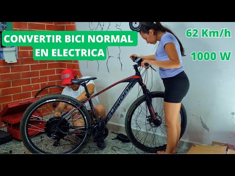 CONVERTIR Bicicleta NORMAL en ELECTRICA