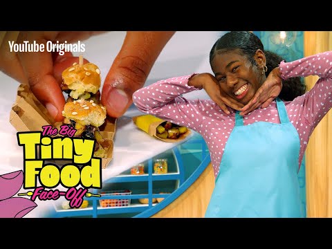 Who Can Make the Tiniest Fast Food? | The Big Tiny Food Face-Off