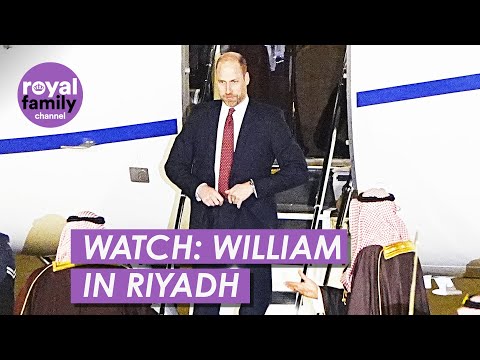 WATCH: Prince William Makes First Official Arrival to Saudi Arabia