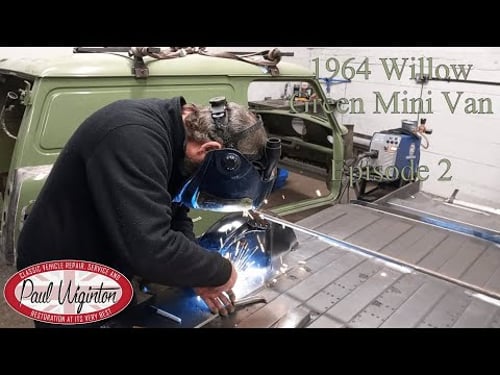 Willow Green 1964 Classic Mini Van Bodyshell Restoration Ep.2/3