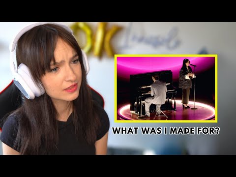 Billie Eilish, FINNEAS - What Was I Made For? (Live From The Oscars 2024) | First Time Reaction