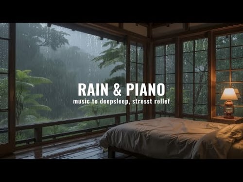 Sleep Deep on a Rainy Night | Soft Rain on the Window for Peaceful Sleep & Relaxation ⛈️
