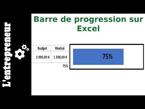 Create a progress bar with Excel