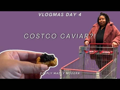 Vlogmas Day 4 | Costco Caviar?!?!