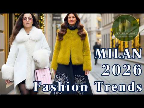 Milan’s Winter Street Style 2026: Italian’s January Fashion Trends 2026 Street Fashion Vlog 🇮🇹