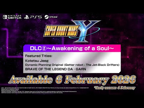 SUPER ROBOT WARS Y – DLC 2 & Free Update Ver. 1.2.0