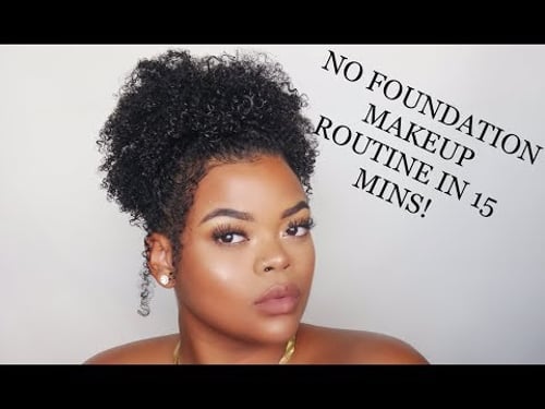 NO FOUNDATION MAKEUP TUTORIAL | Safiya