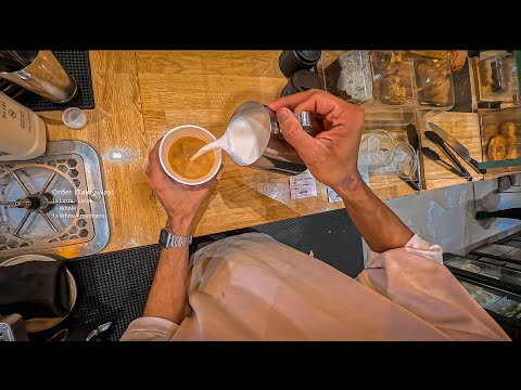 POV - A Barista Works Through a Relaxing Saturday