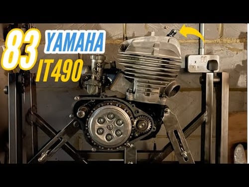 Yamaha IT490/YZ490 Engine Rebuild & Decompression Valve