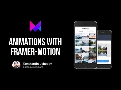 Animation with Framer-Motion - #9 drag gestures