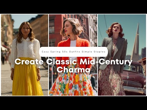 ๐ฟ Easy Spring 50s Outfits: Simple Staples to Create Classic Mid-Century Charm! ๐
