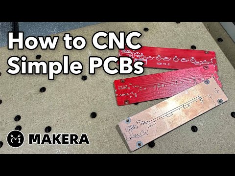 How to make simple PCBs with a CNC