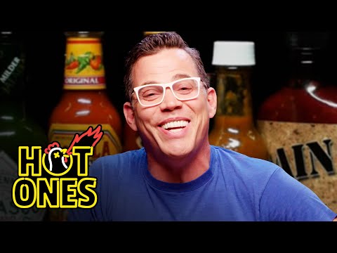 Steve-O Takes It Too Far While Eating Spicy Wings | Hot Ones
