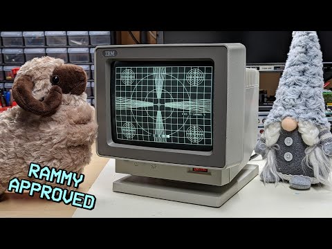 Corrosive glue nearly killed this monitor (IBM 9" VGA)