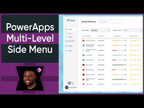 How to create a Modern MULTI-LEVEL Side Menu in PowerApps