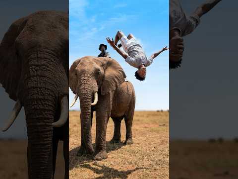 I Backflipped Off Of An ELEPHANT! ๐๐