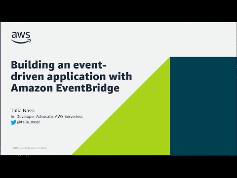 Building an event-driven application with Amazon EventBridge | Amazon Web Services