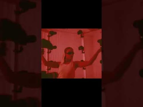 Getting my workout in on set