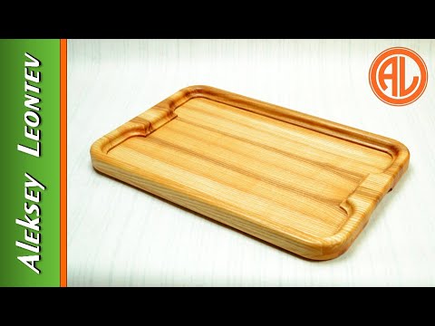 Поднос из дерева №3 / Making a Wooden Tray #3
