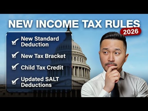 NEW Income Tax Rules in 2026 You Need to Know (Big Beautiful Bill)