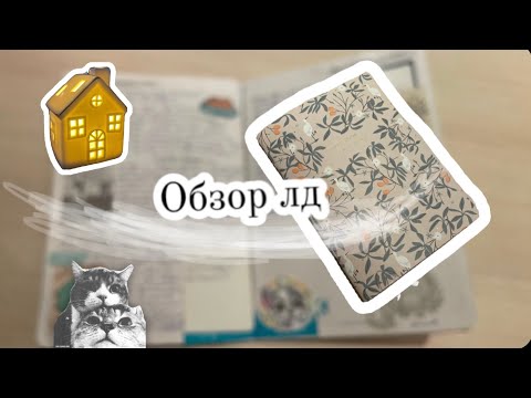 Обзор личного дневника обзор ЛД влог блог обзор блокноты книги канцелярия книжная полка  эстетика