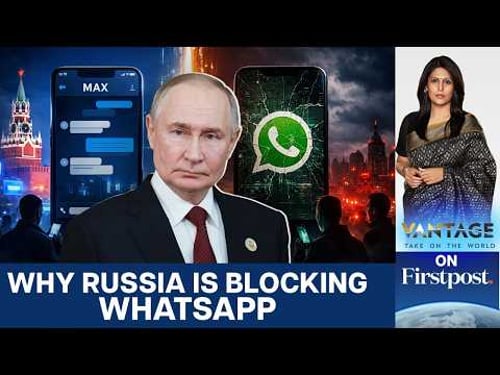 Russia Blocks Meta's WhatsApp as Moscow Pushes for State App Max | Vantage with Palki Sharma