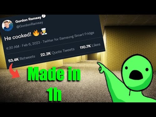 How I made a realistic Backrooms Game in 1h