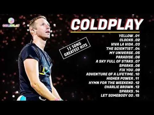 Coldplay Greatest Hits Song Full Album - Coldplay Best Music Playlist