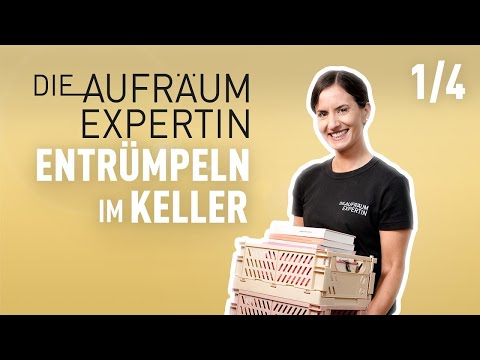 How do I declutter my basement? - The cleaning expert | Episode 1/4 | (S01/E01)