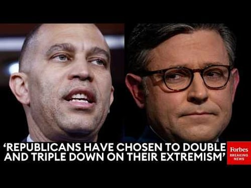 'Mike Johnson Has Said No To A Bipartisan Bill!': Jeffries Goes Nuclear On Johnson Over DHS Funding