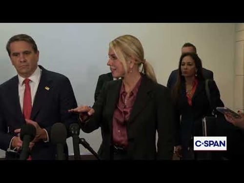 Attorney General Bondi After Closed-Door Briefing on Epstein Investigation