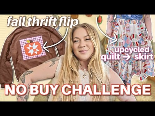 making my Pinterest fall wardrobe 🧵✂️♻️ (upcycle, repair, & beginner sewing)