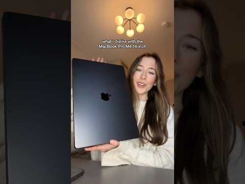 Things I donβt like with the MacBook Pro M4 16 inch (space black) #apple #macbook #macbookpro #tech
