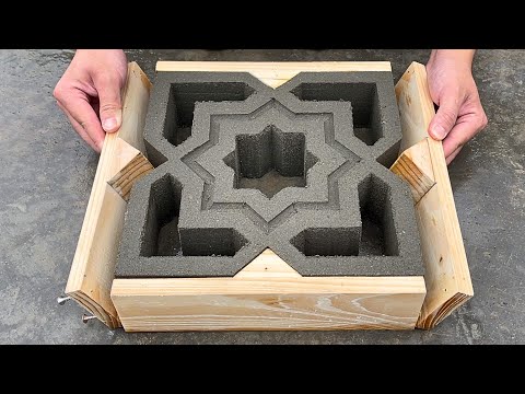 Great Skills I Casting Beautiful Decorative Wall Tiles From Pallet