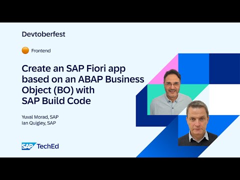 🟠Create an SAP Fiori Application Based on an ABAP Business Object (BO) with SAP Build Code