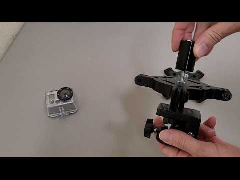 I designed a 4 way camera tripod mount using GoPro mounting system