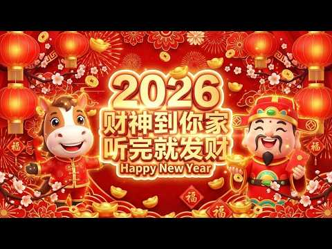 🏆 No 1 Chinese New Year Songs 2026 新年賀歲金曲大全 財神到・發財歌・CNY Music Hot