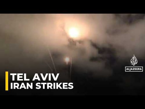 Man, woman killed in Tel Aviv amid significant Iranian strike: AJE correspondent
