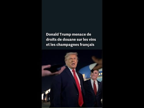 Donald Trump menace d’imposer « 200 % de droits de douane » sur les vins et les champagnes français