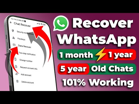 How To Recover Deleted Messages On WhatsApp Without Backup (2024) | Restore WhatsApp Chats
