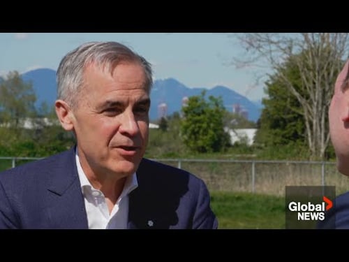 Mark Carney feature interview with Richard Zussman, Global B.C.
