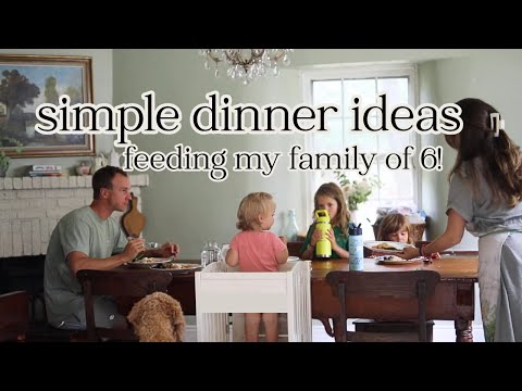 What my family realistically eats in a week | 7 made from scratch recipes