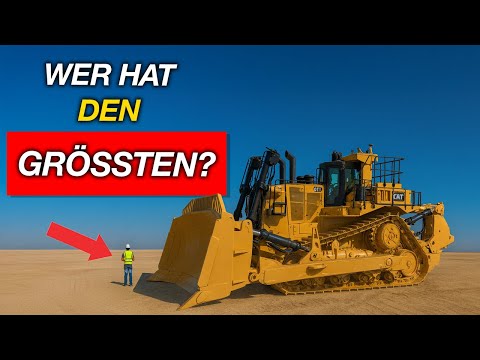 Die 10 GRÖSSTEN Bulldozer der Welt!