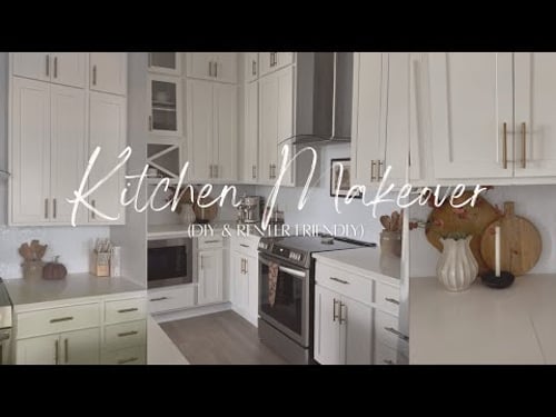 Kitchen Makeover | DIY | Renter Friendly