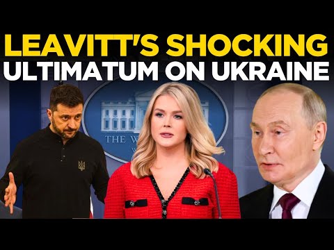 karoline Leavitt LIVE: Leavitt’s Bold Ultimatum on Ukraine Sends Shockwaves | Trump |US News LIVE