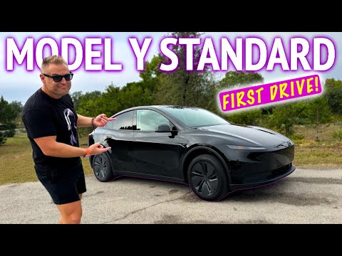 My 2026 Tesla Model Y Standard First Drive! Is It REALLY Standard?