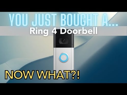 You Just Bought A Ring 4 Video Doorbell: User Guide