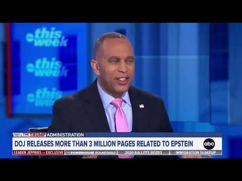 Leader Jeffries on ABC's This Week with George Stephanopoulos
