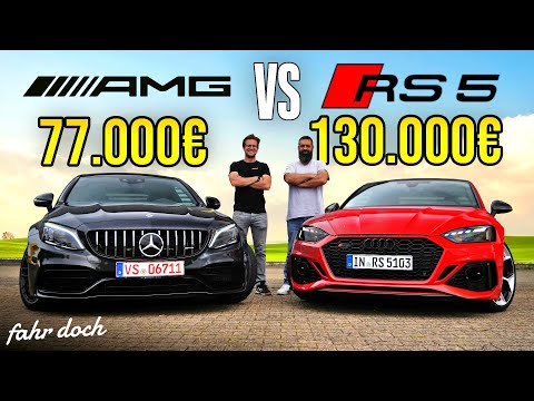 Mercedes C63 AMG vs Audi RS5 Performance | DUELL der Dampfhammer-Coupes | ALT vs NEU